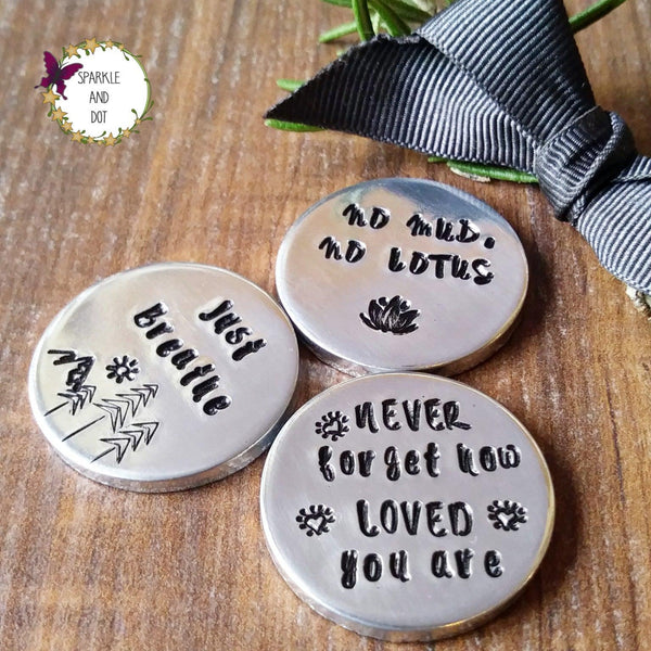 Worry Tokens | Personalised Pocket Message | You Are Loved-Pocket Tokens-Sparkle & Dot Designs