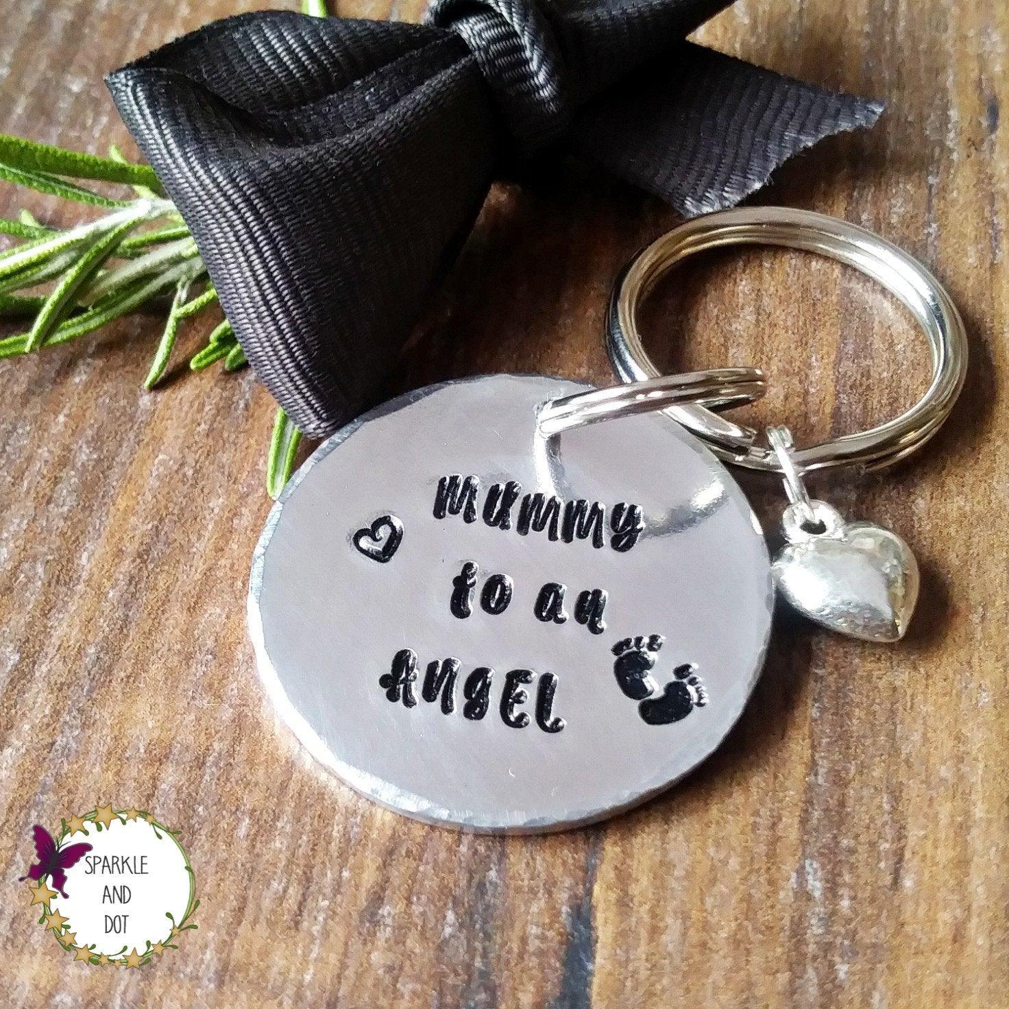 Miscarriage & Baby Child Loss Remembrance Keyring-Keyring-Sparkle & Dot Designs