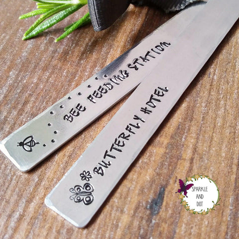 Metal Plant Herb Garden Markers-Plant Markers-Sparkle & Dot Designs