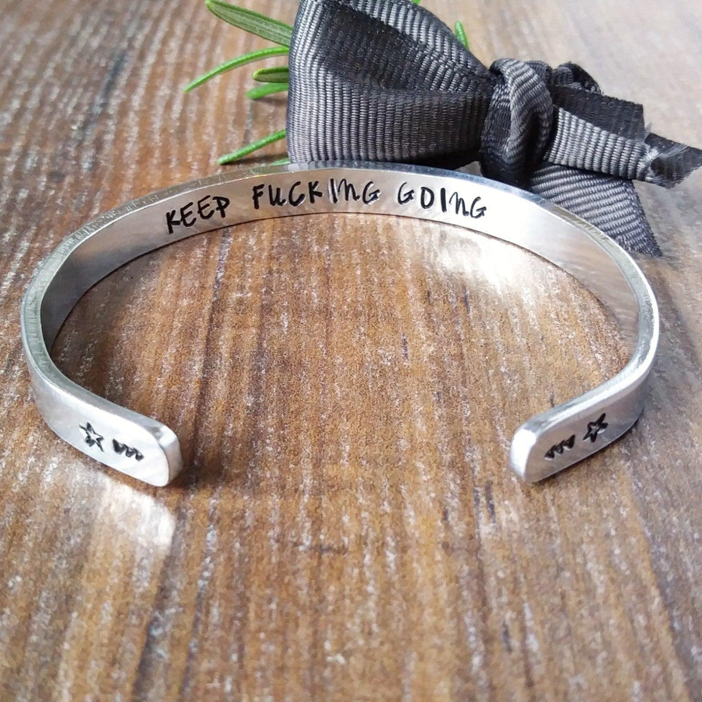 Birthday Friend Gift - Secret Message Bracelets - Inspirational Cuff -  Nadin Art Design - Personalized Jewelry