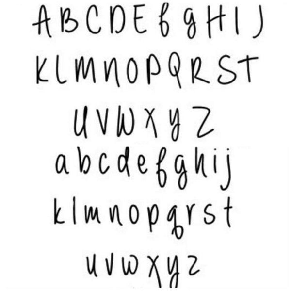 Always Forever STANDARD Font as shown 