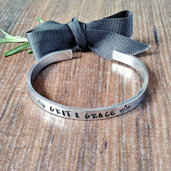 Grit & Grace Crown Bracelet-Bracelet-Sparkle & Dot Designs