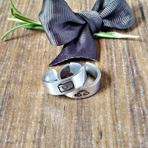 Custom Design Cuff Ring-Cuff Ring-Sparkle & Dot Designs